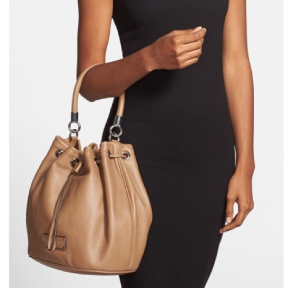 Leather bucket handbag by Marc by Marc Jacobs